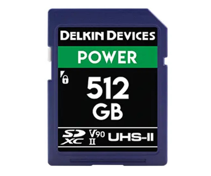 Karta pamięci Delkin Devices 512GB SDXC Power 2000X UHS-II U3 (V90)